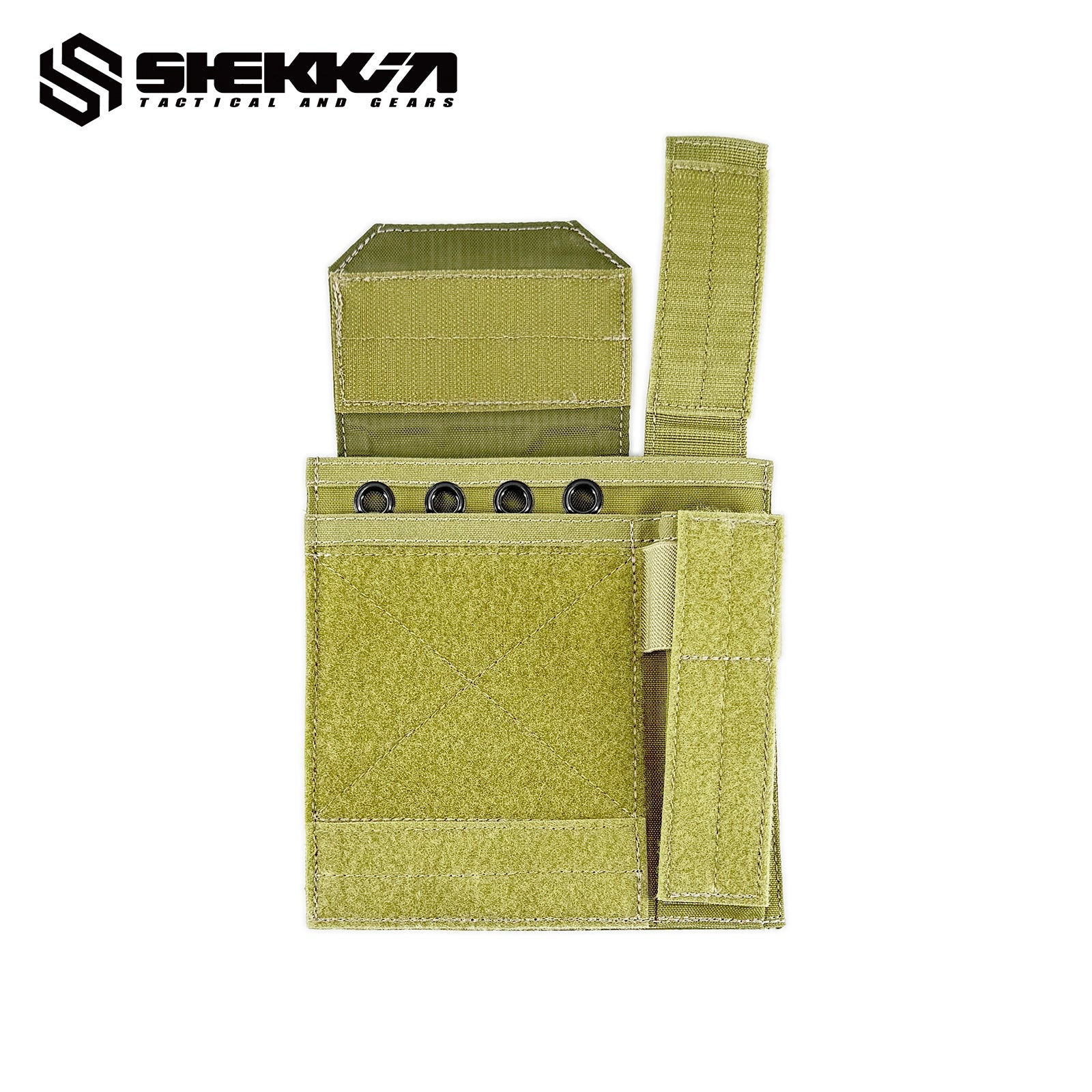Coyote Tan DGLCS admin pouch with flashlight pouch - Image 3