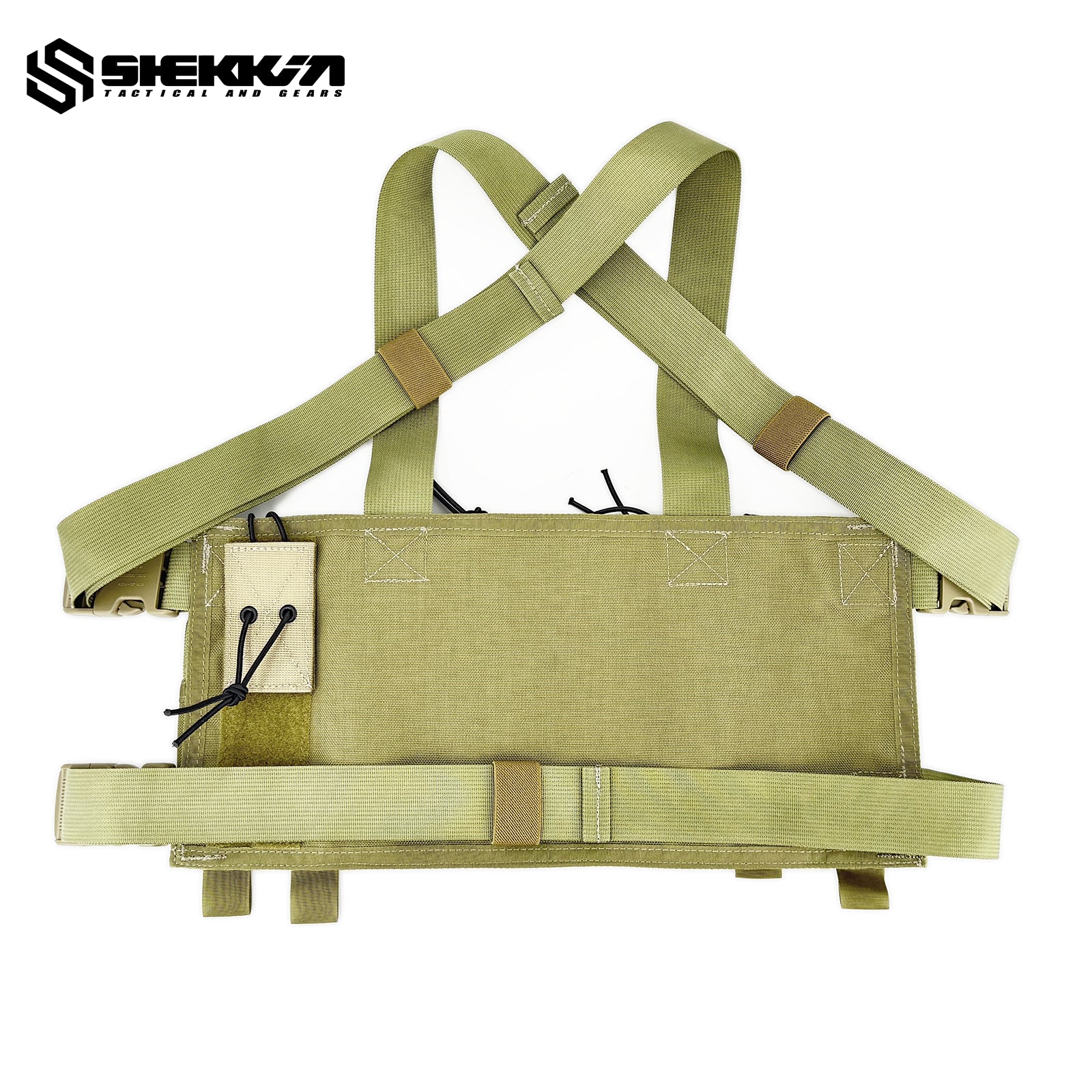 DBT style Low vis chest rig Khaki - Image 4