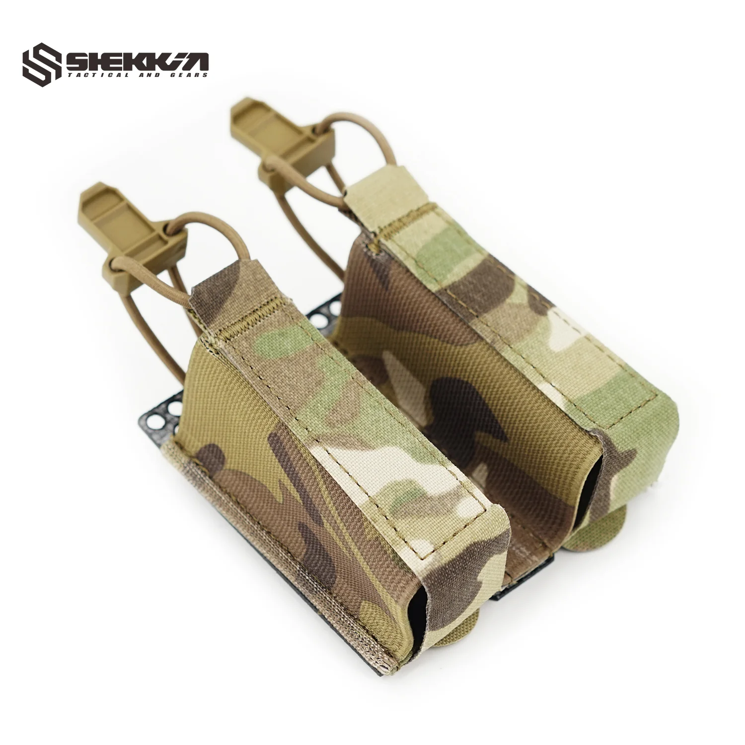 Double 9mm mag pouch with Tegris plate