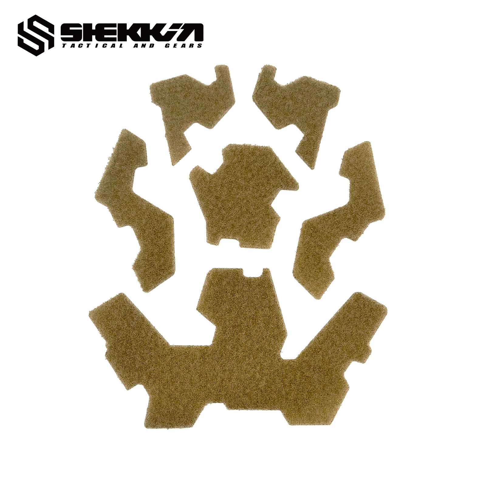 Shekkin Gears Velcro Sticker Set for FTHS Helmet - Image 5