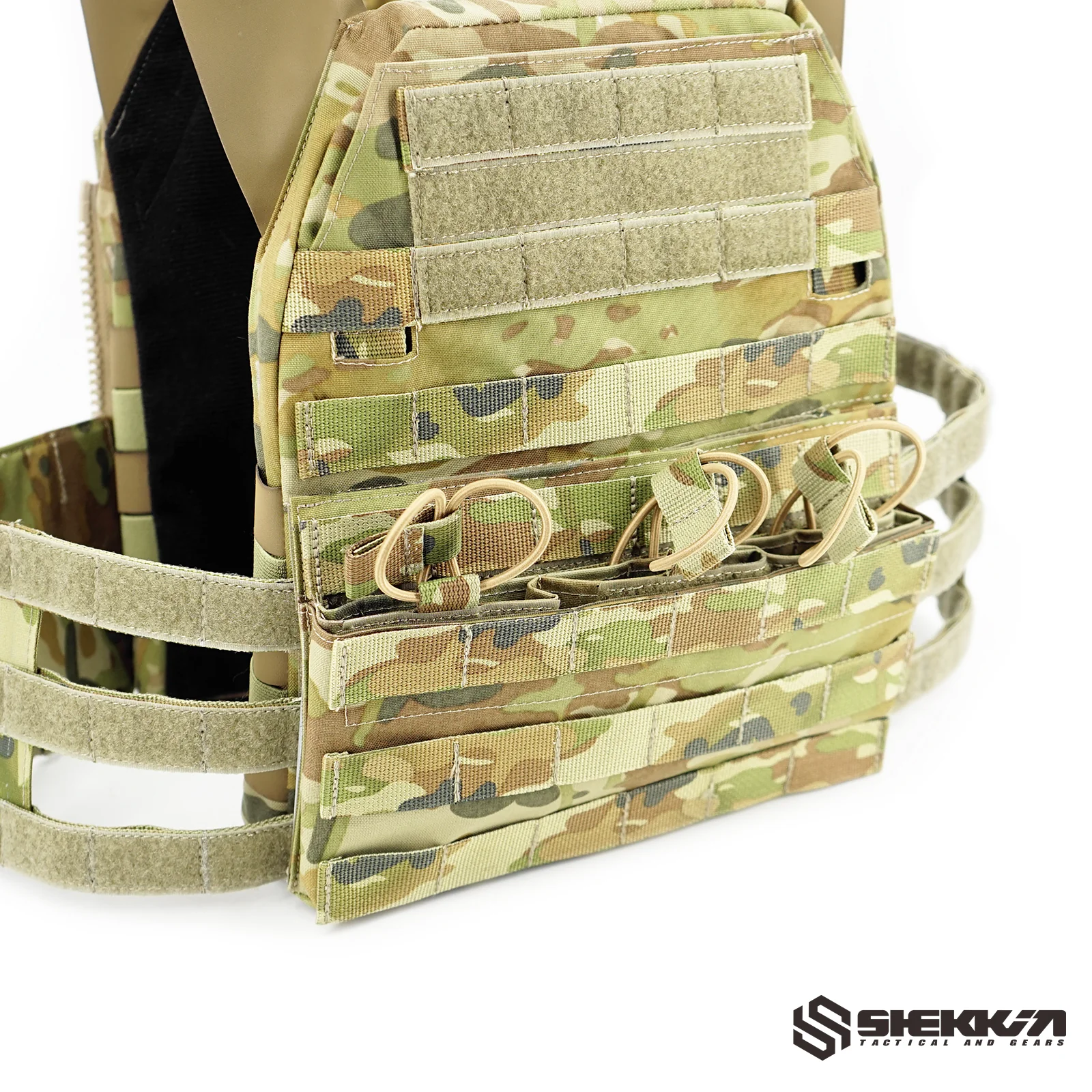 Kangaroo Triple Rifle Mag Pouch for amcu T5 Plate Carrier - Image 8