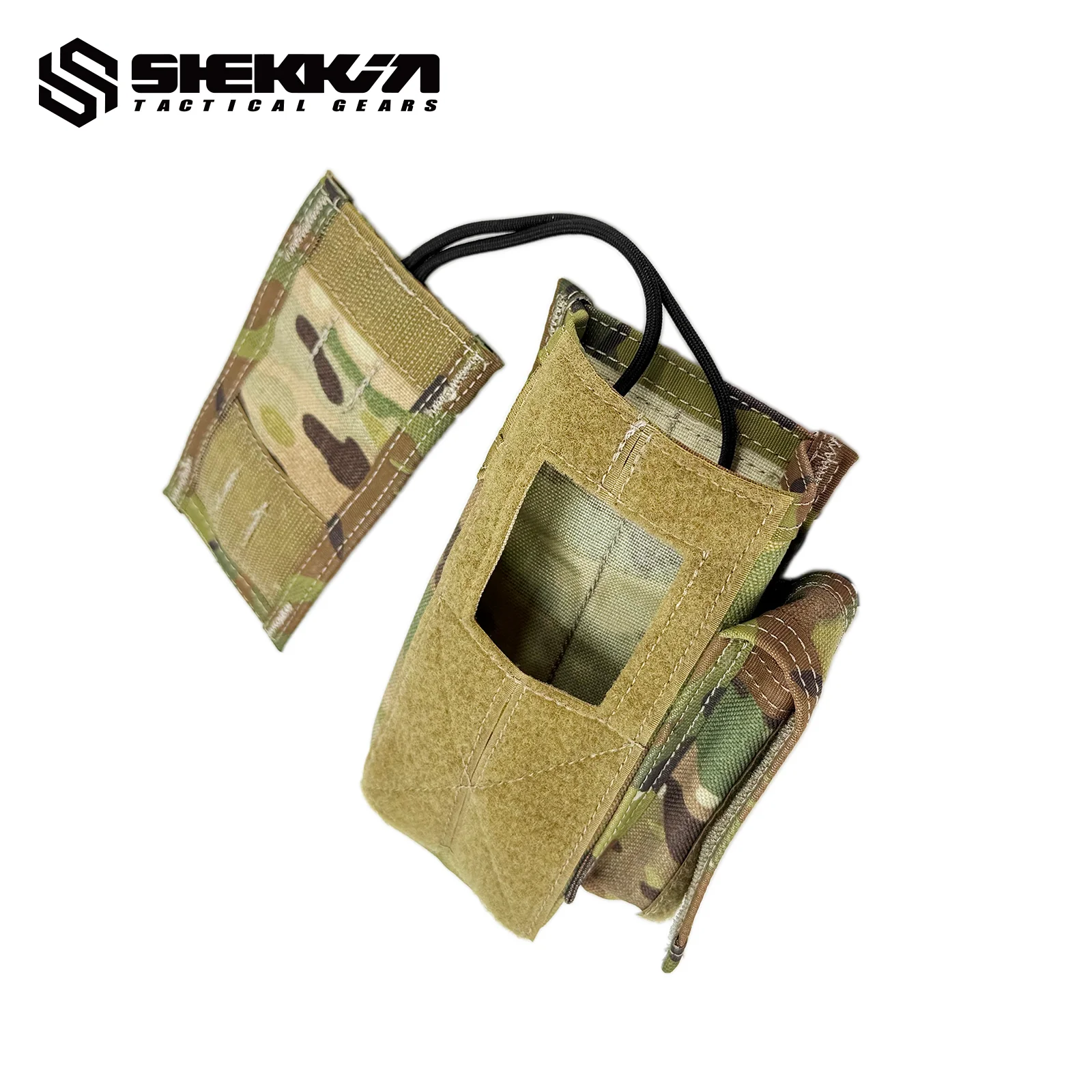 Multicam Pareclete style MBITR Radio Pouch for PRC148/152 - Image 5