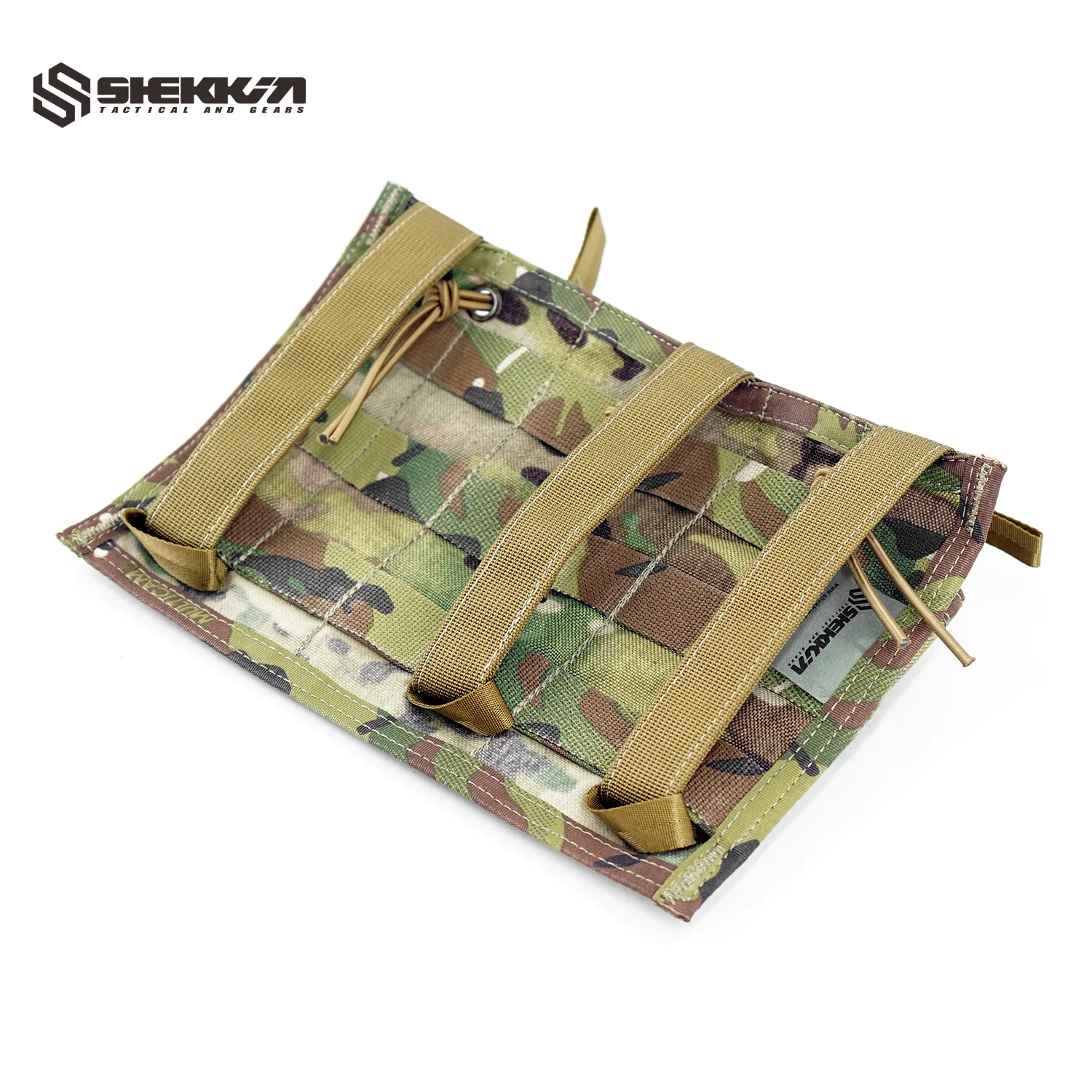 Multicam Paraclete style Triple M4 Mag Pouch 6 columns molle straps - Image 3