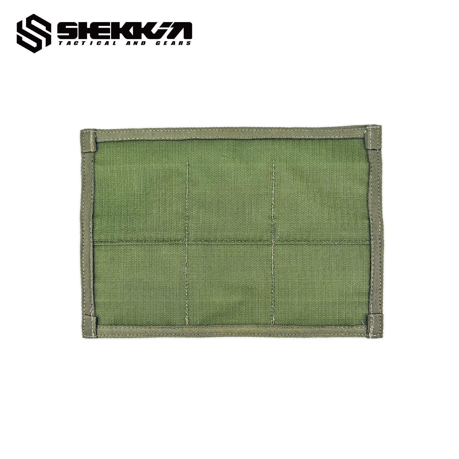 Pre MSA Paraclete style Smoke green triple M4 mag pouch with velcro back - Image 9