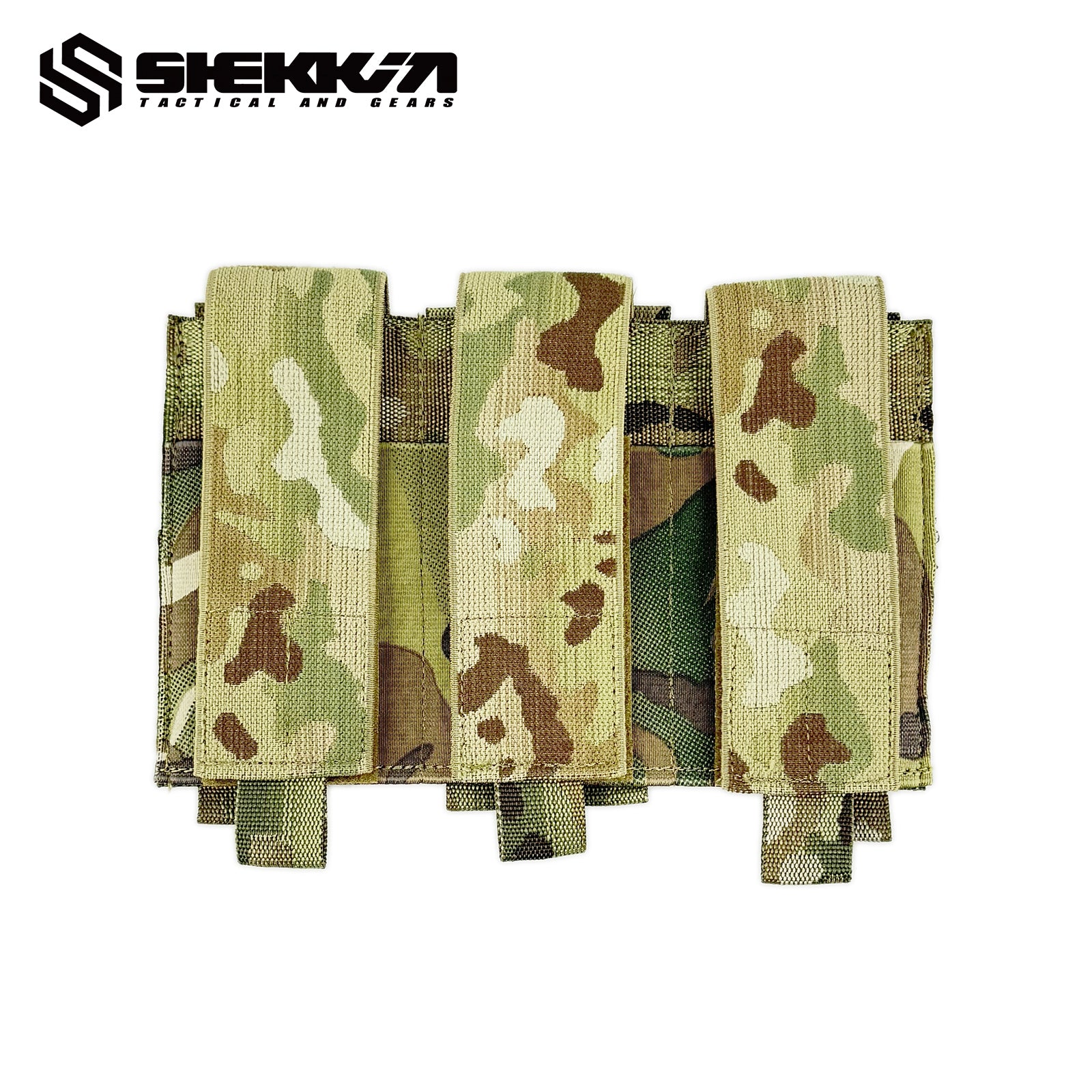 21st Special force group green beret custom elastic tri-mag pouch