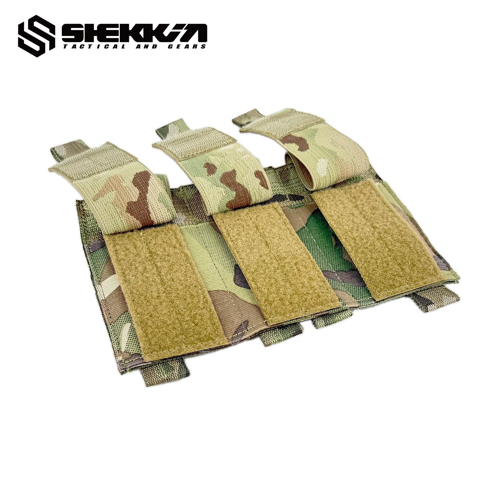 21st Special force group green beret custom elastic tri-mag pouch - Image 2