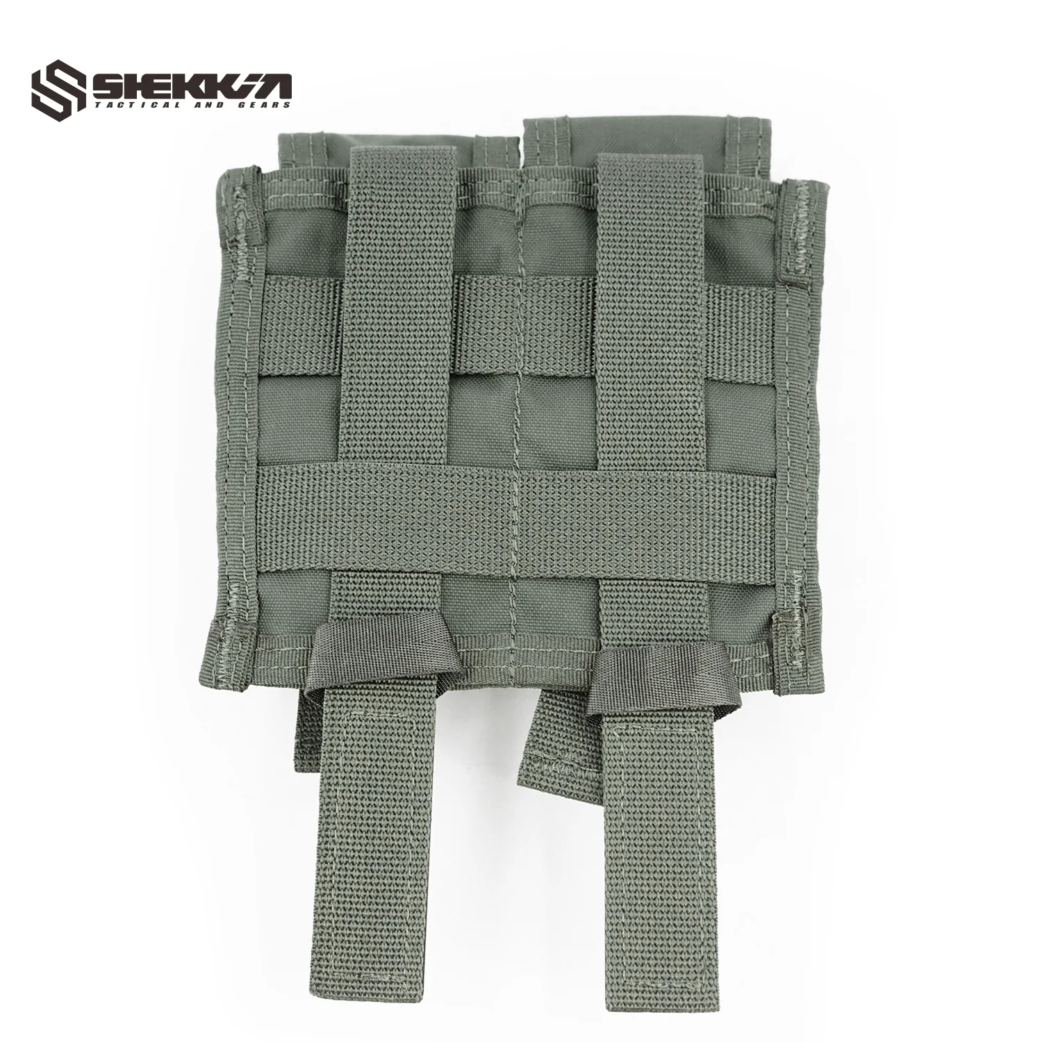 Pre MSA Paraclete style double smoke pouch with buckles - Image 5