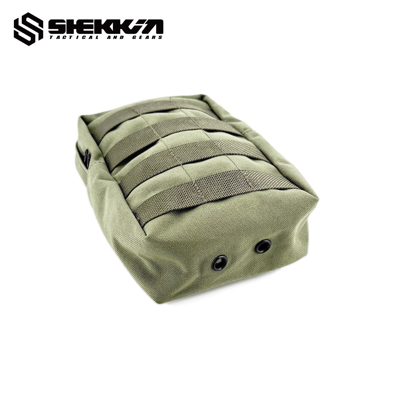 Pre MSA Paraclete style Smoke green vertical utility pouch - Image 3