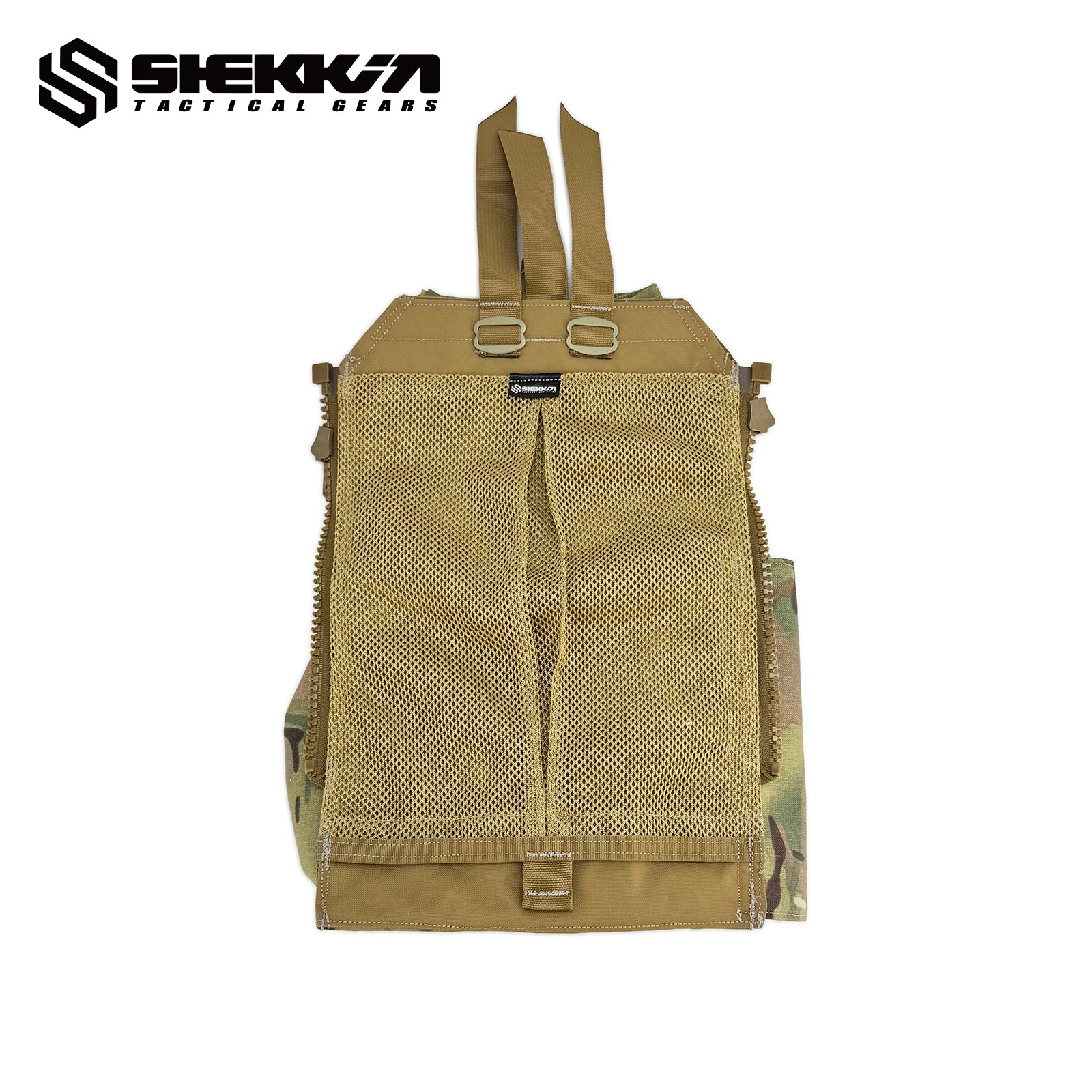 Tactical Assaulter’s Zip-On Back Panel with Blower Gas Mask Pouch - Image 6