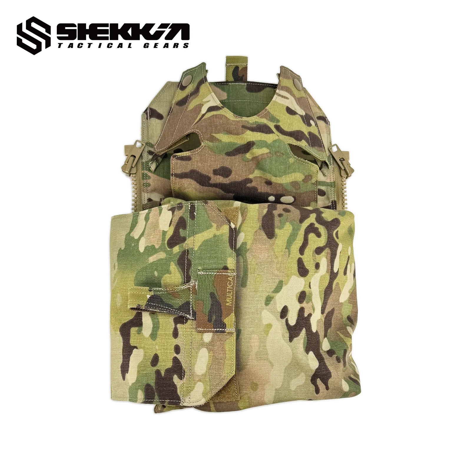Tactical Assaulter’s Zip-On Back Panel with Blower Gas Mask Pouch - Image 7