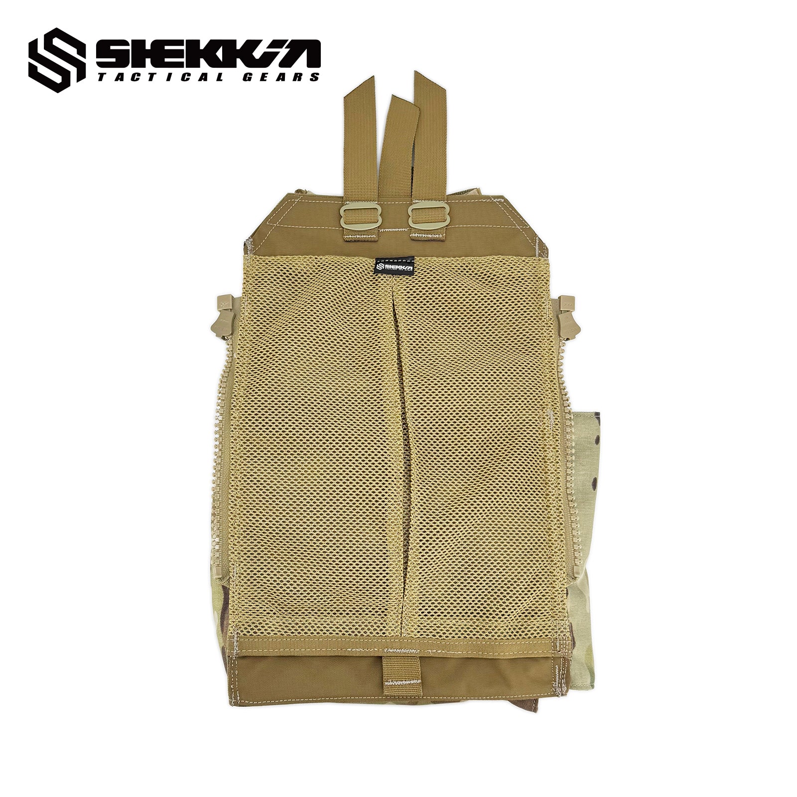 Tactical Assaulter’s Zip-On Back Panel with Blower Gas Mask Pouch - Image 8