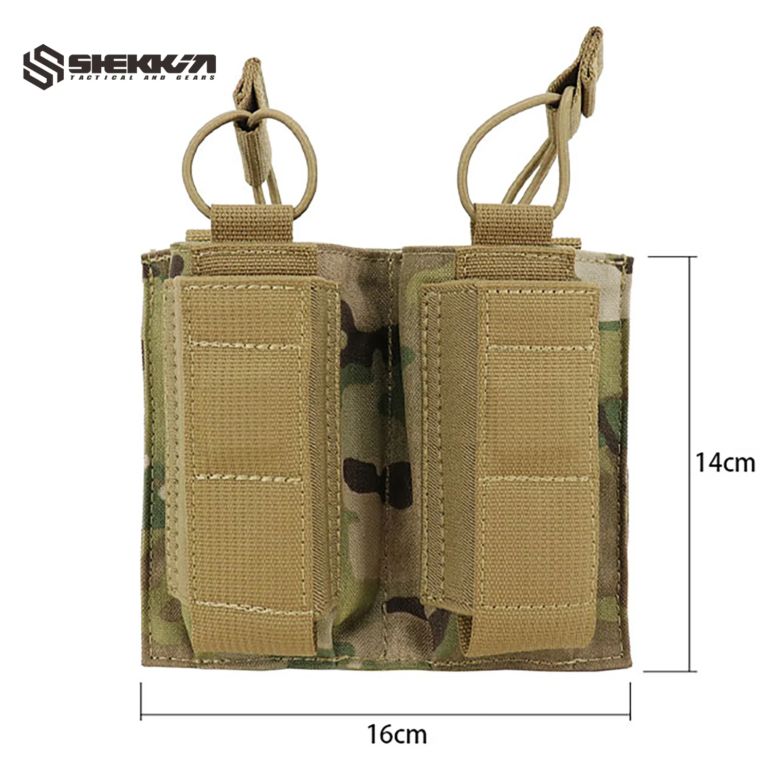 TAG style Molle shingle pistol/ M4 Mag pouch - Image 4