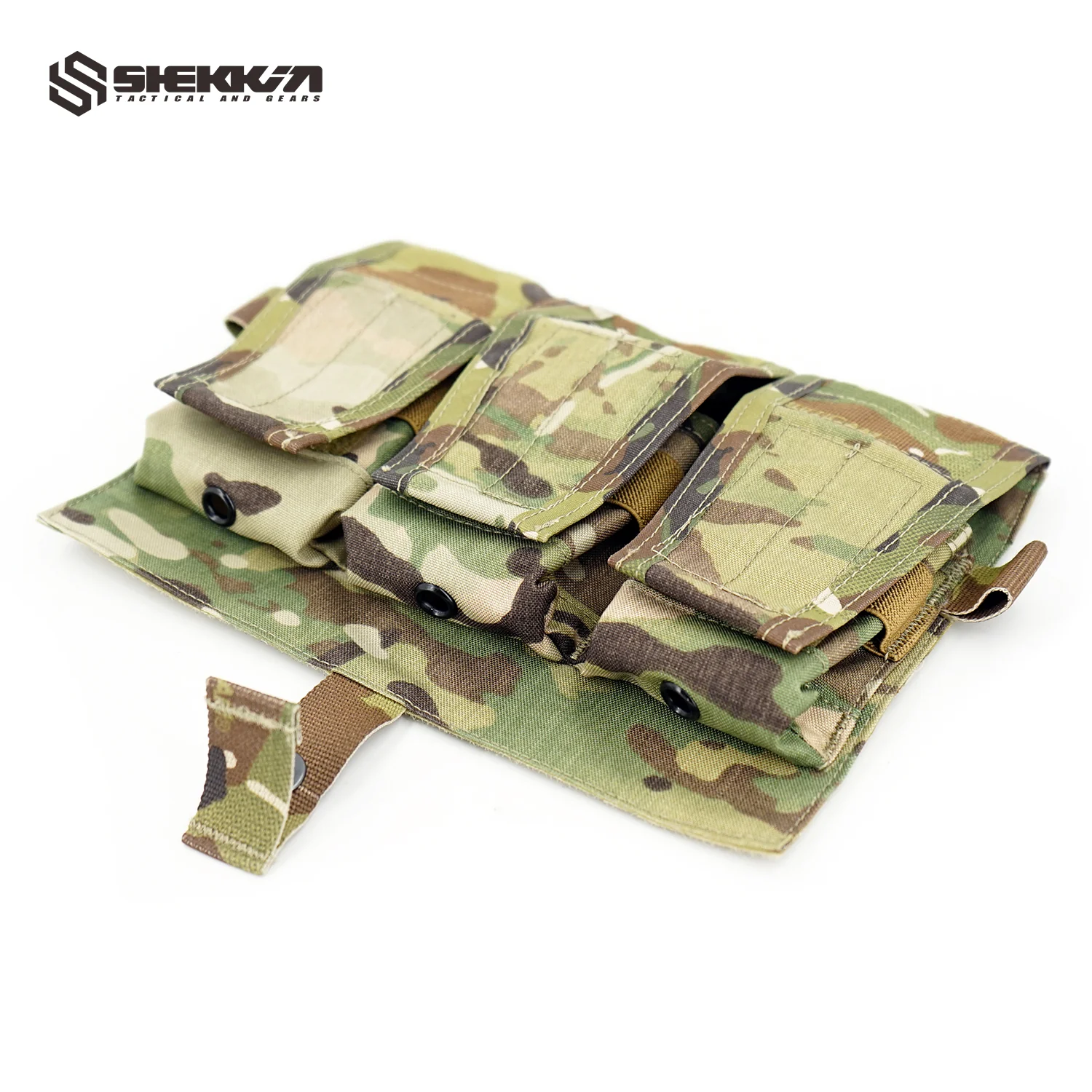 Multicam triple 308 SR25 rifle mag pouch for AVS JPC2.0 - Image 2